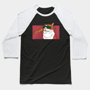 Dazzling cat, red Baseball T-Shirt